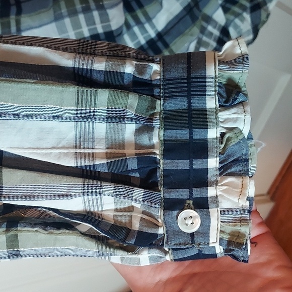 Veronica Beard Vilette Shirtdress in Army Multi - Picture 14 of 16